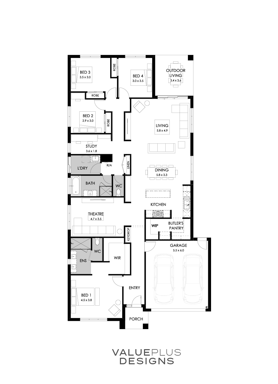 29  Floor Floorplan (Standard  - Flipped)