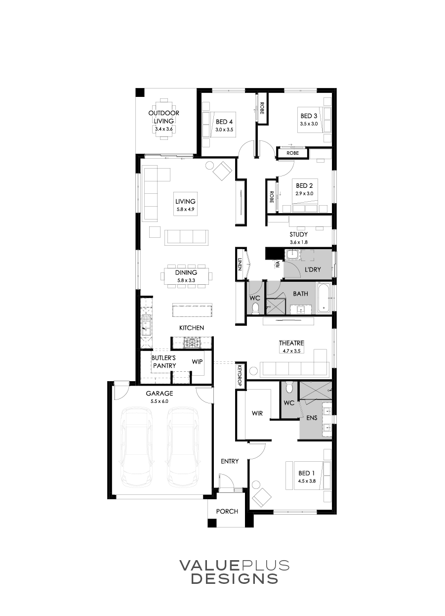 29  Floor Floorplan (Standard  - Flipped)