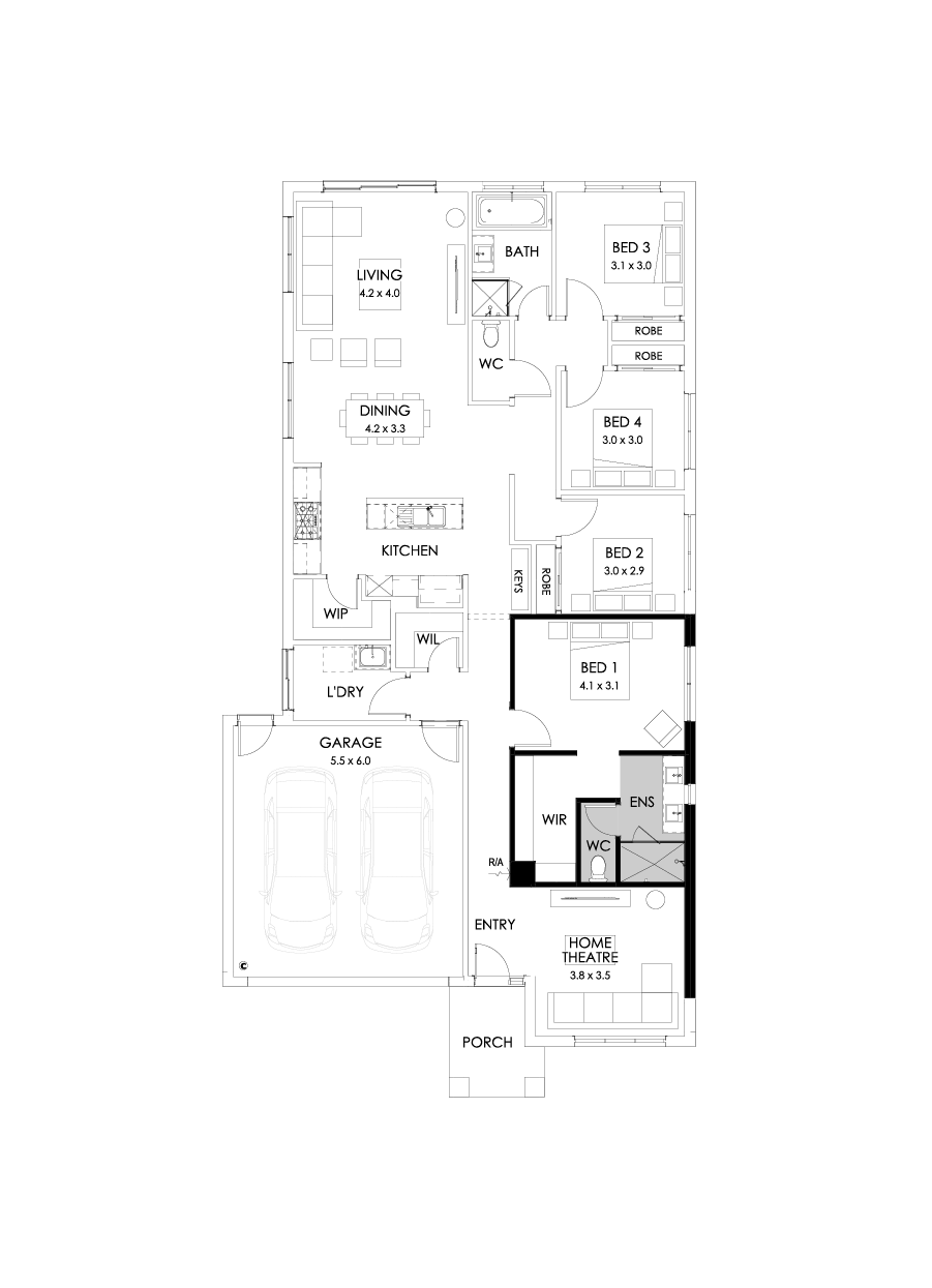 23  Floor Floorplan (Alternate theatre)