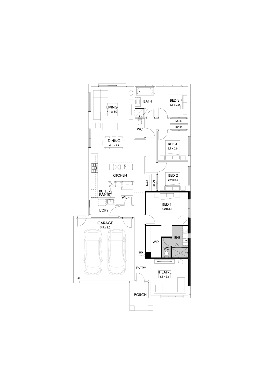 23  Floor Floorplan (Alternate theatre)