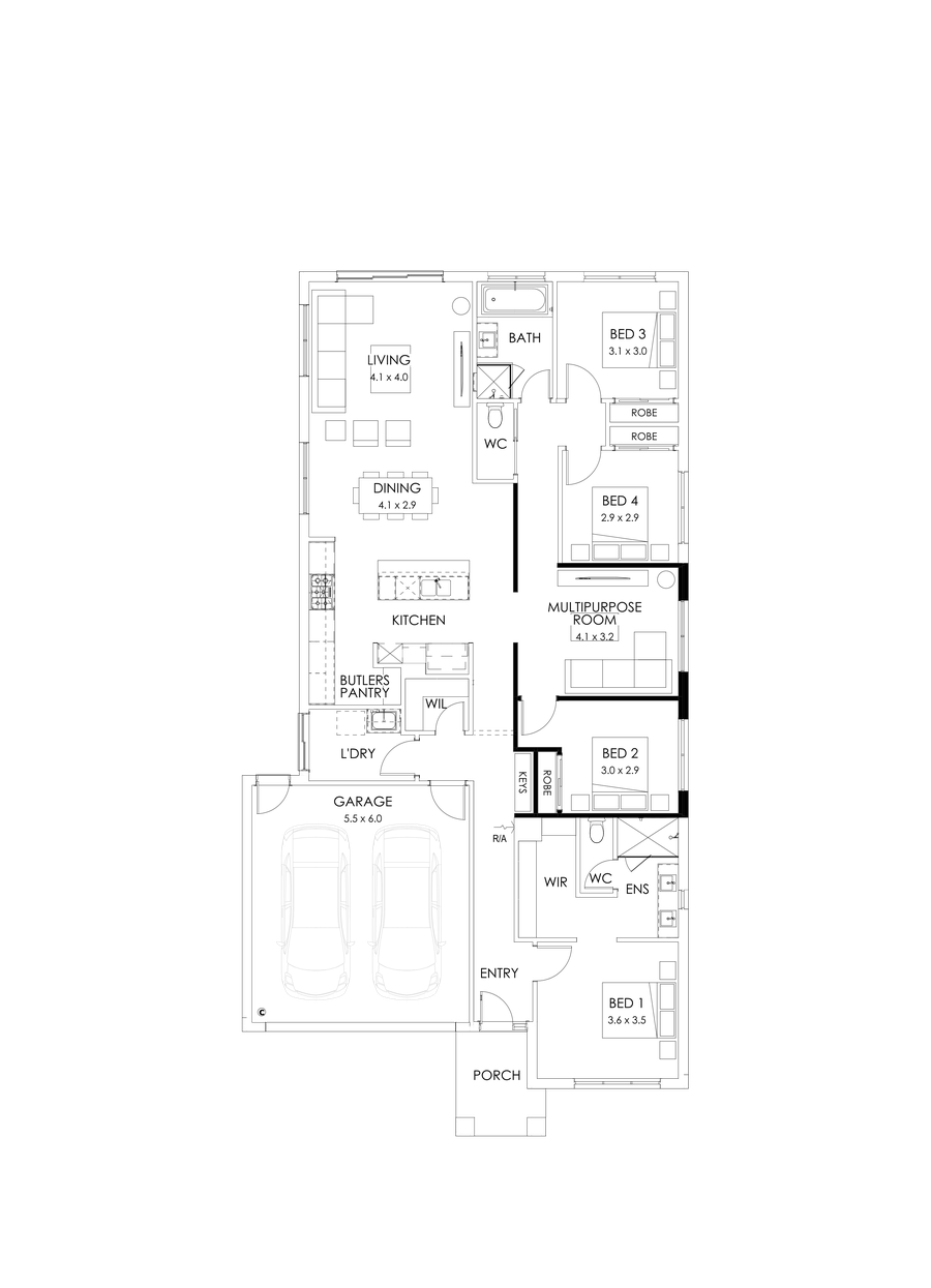 23  Floor Floorplan (Multipurpose room)