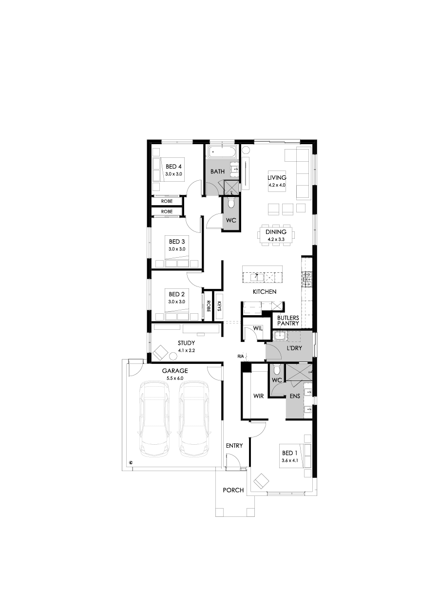 23  Floor Floorplan (Rear flip)