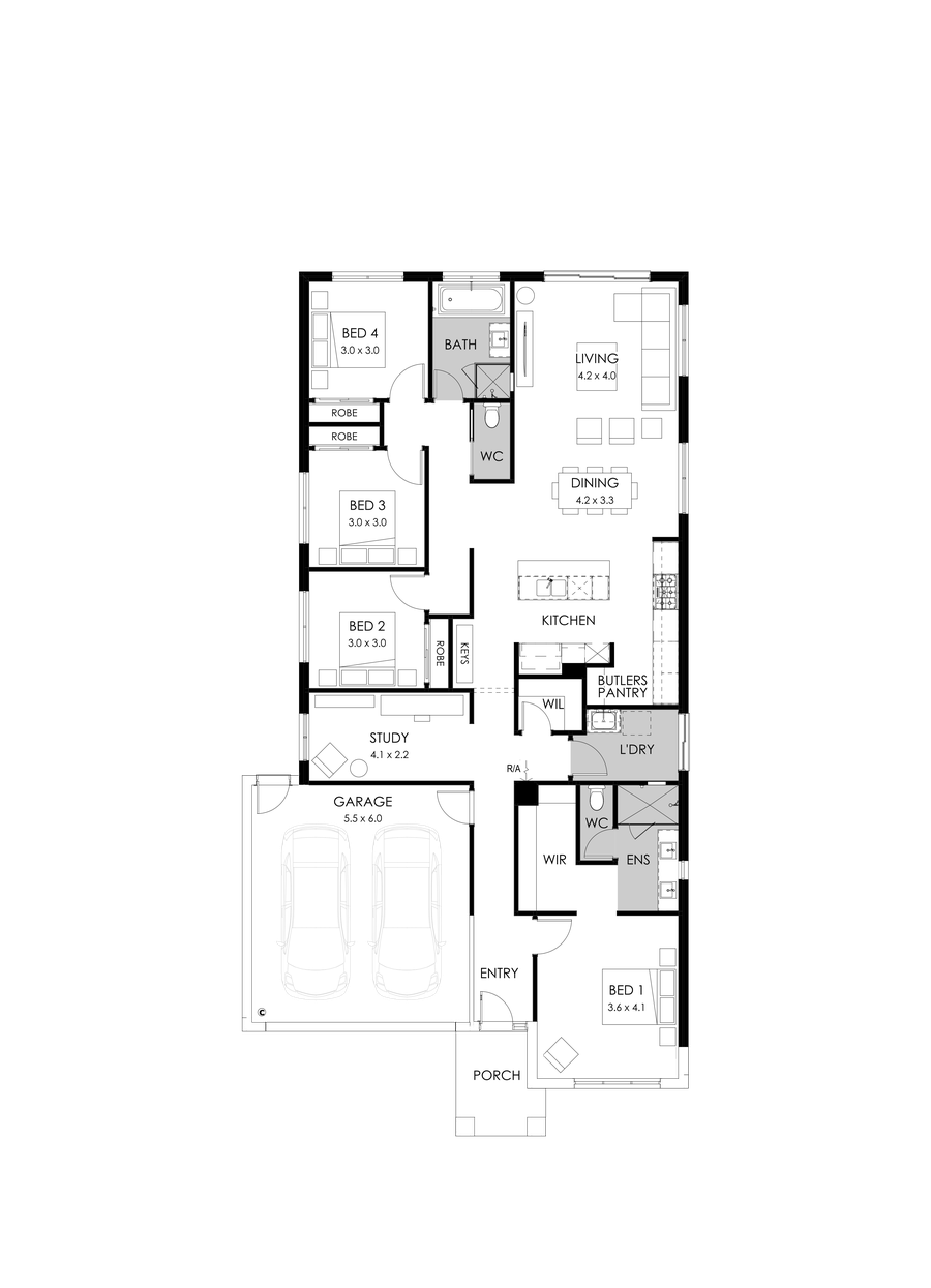 23  Floor Floorplan (Rear flip)