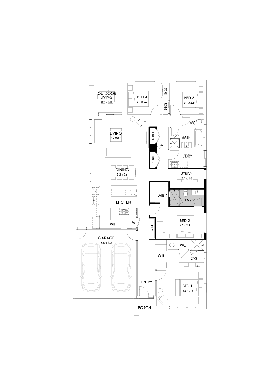 25  Floor Floorplan (Additional Ensuite)