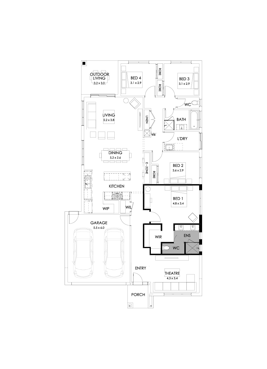 25  Floor Floorplan (Alternate Theatre)