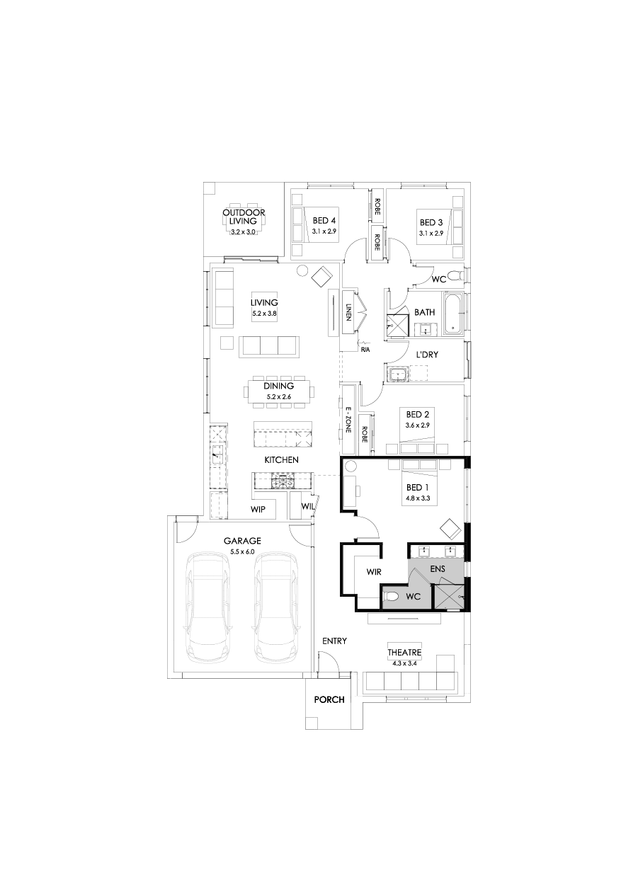 25  Floor Floorplan (Alternate Theatre)