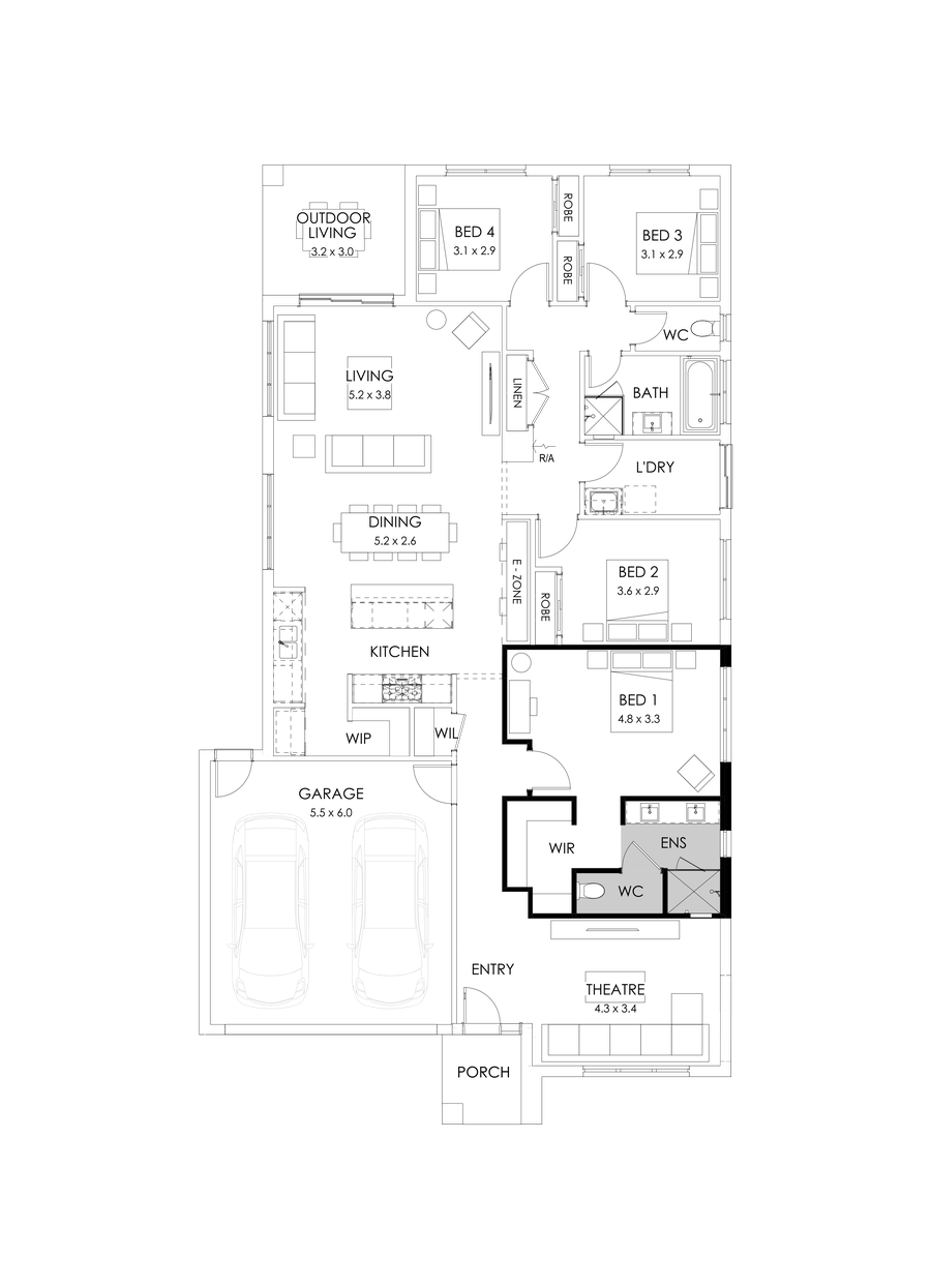 25  Floor Floorplan (Alternate Theatre)
