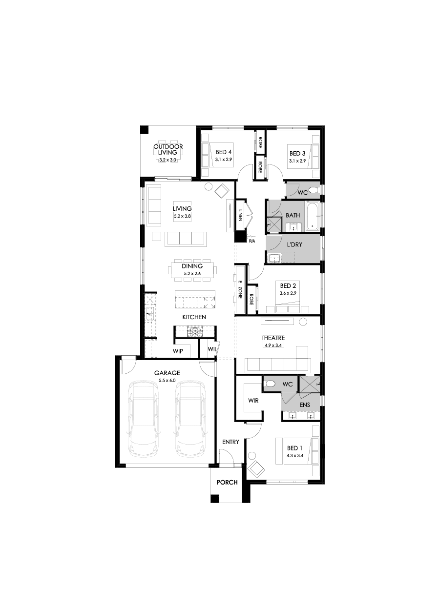 25  Floor Floorplan (Standard)