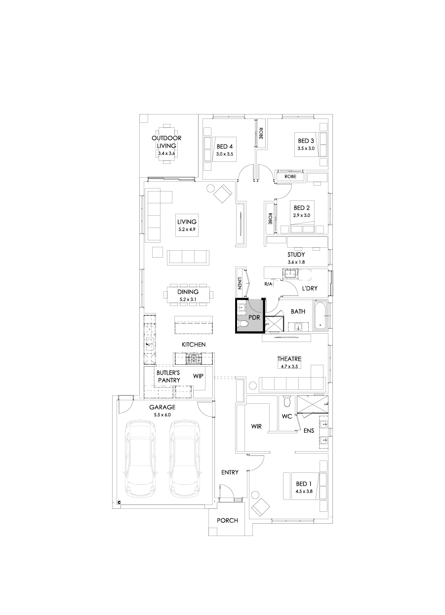 29  Floor Floorplan (Powder room)