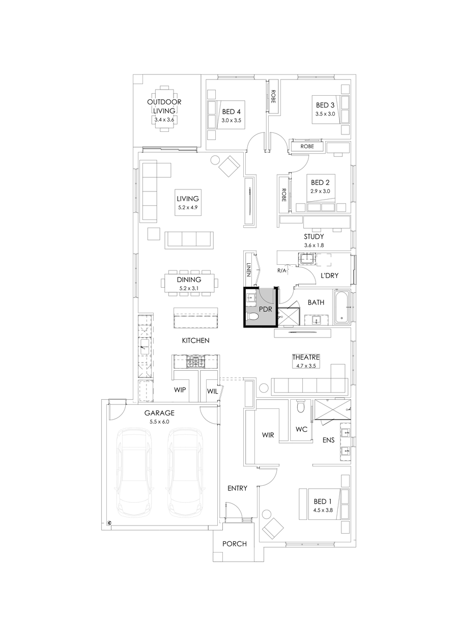 29  Floor Floorplan (Powder room)