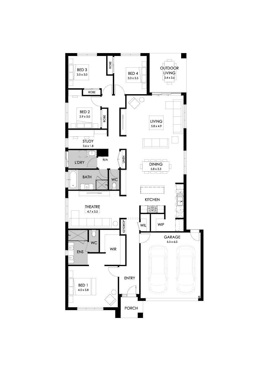 29  Floor Floorplan (Standard  - Flipped)