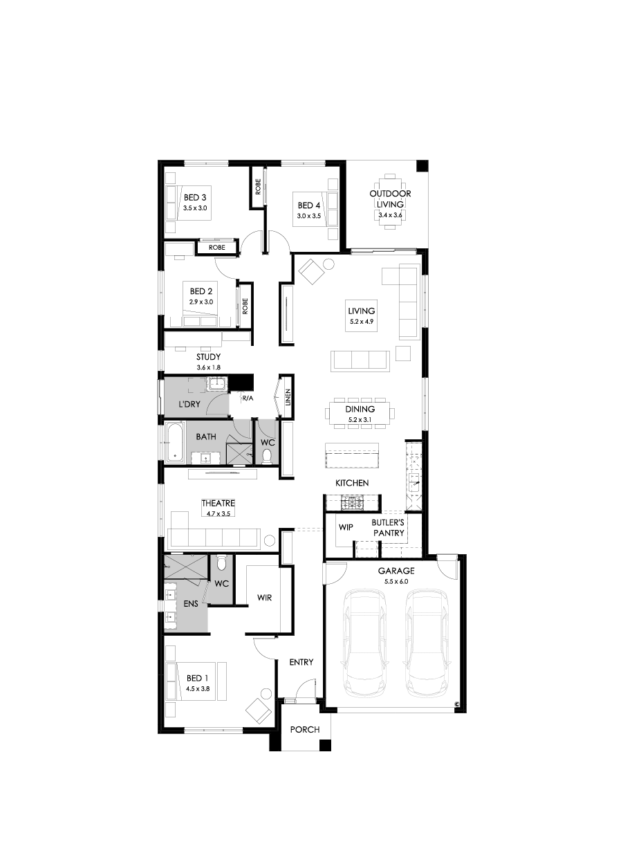 29  Floor Floorplan (Standard  - Flipped)