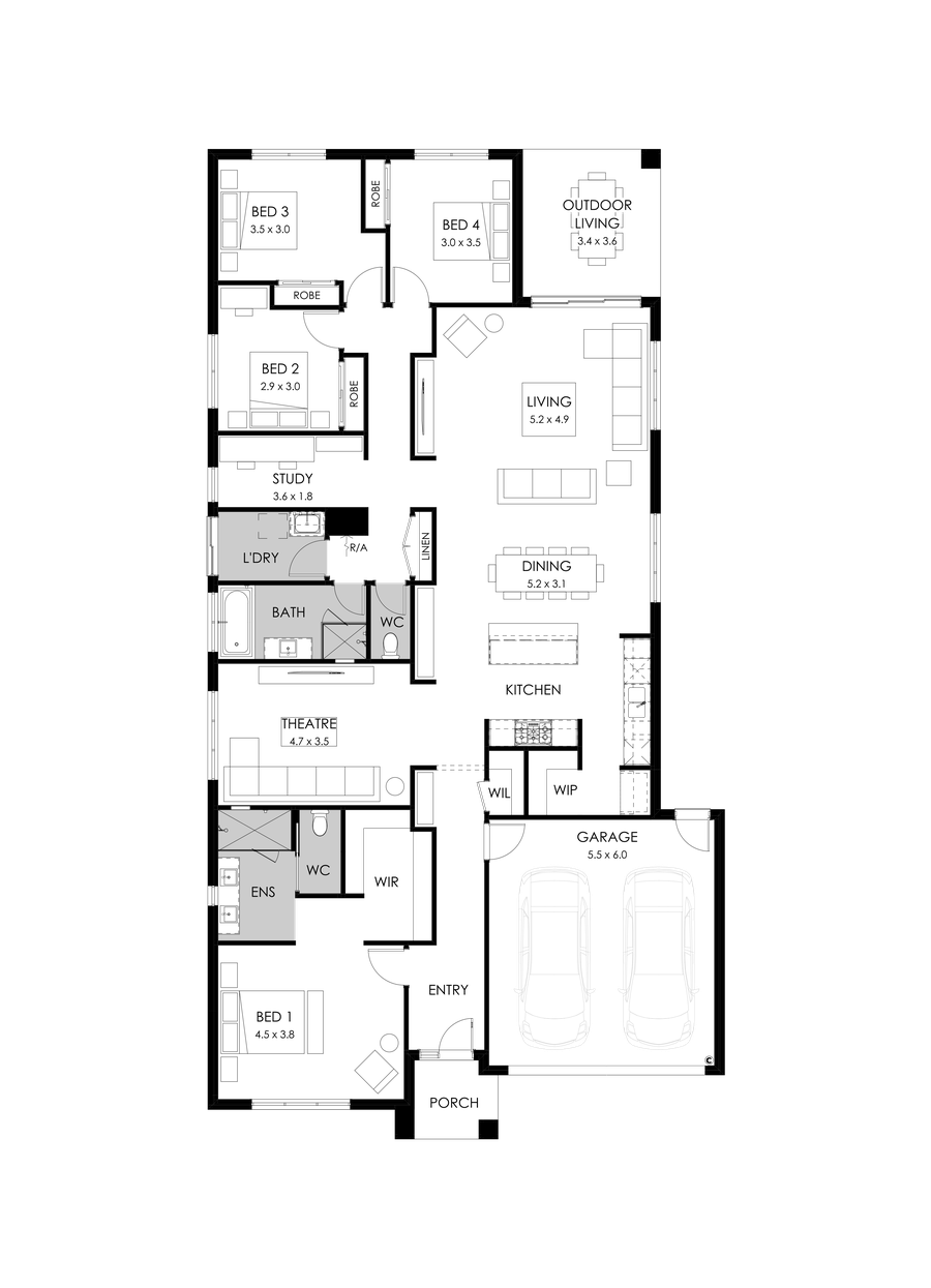 29  Floor Floorplan (Standard  - Flipped)
