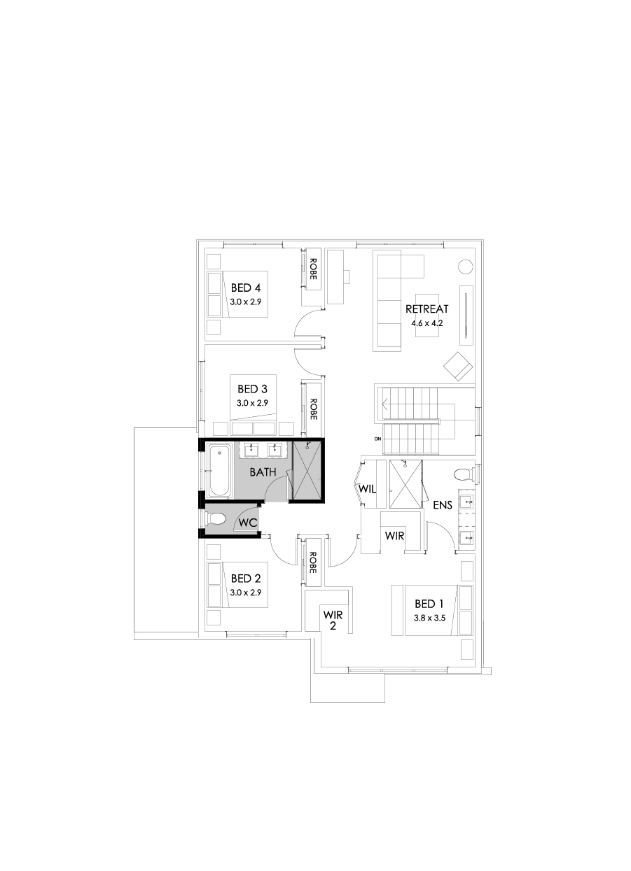 26 First Floor Floorplan (Bathroom upgrade )