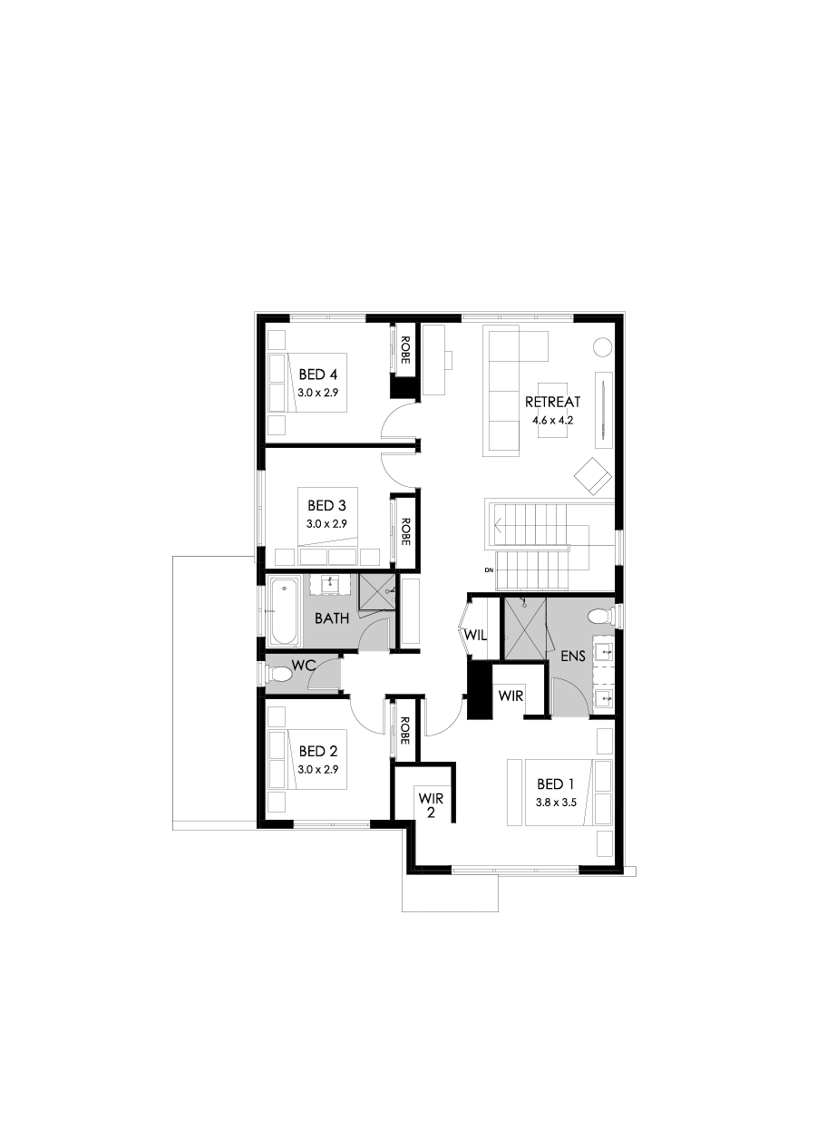 26 First Floor Floorplan (Standard )