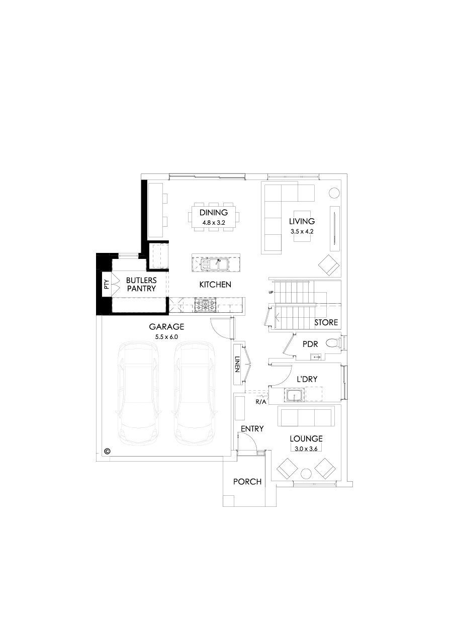 26 Ground Floor Floorplan (Butler’s pantry )