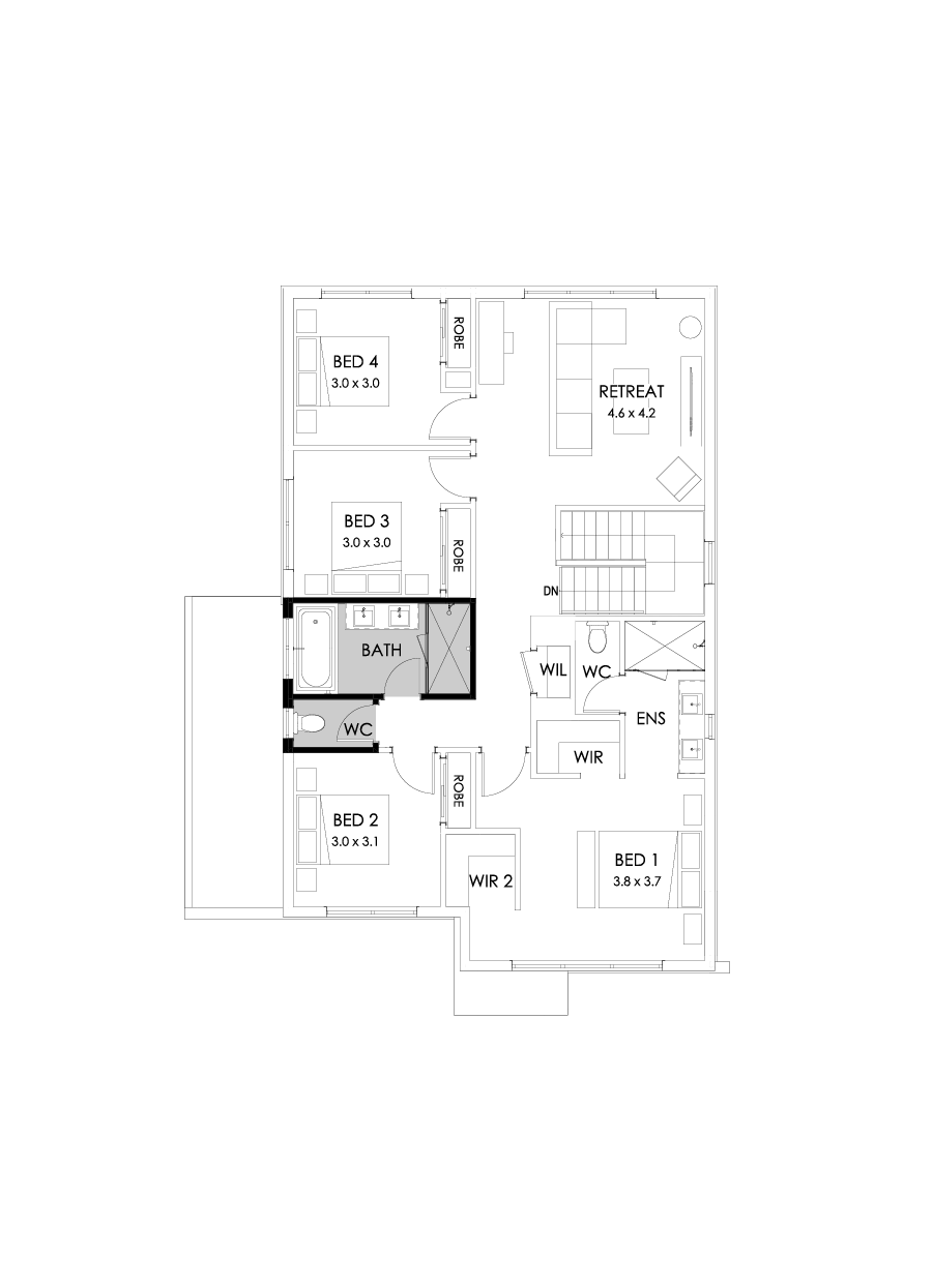27 First Floor Floorplan (Bathroom upgrade)