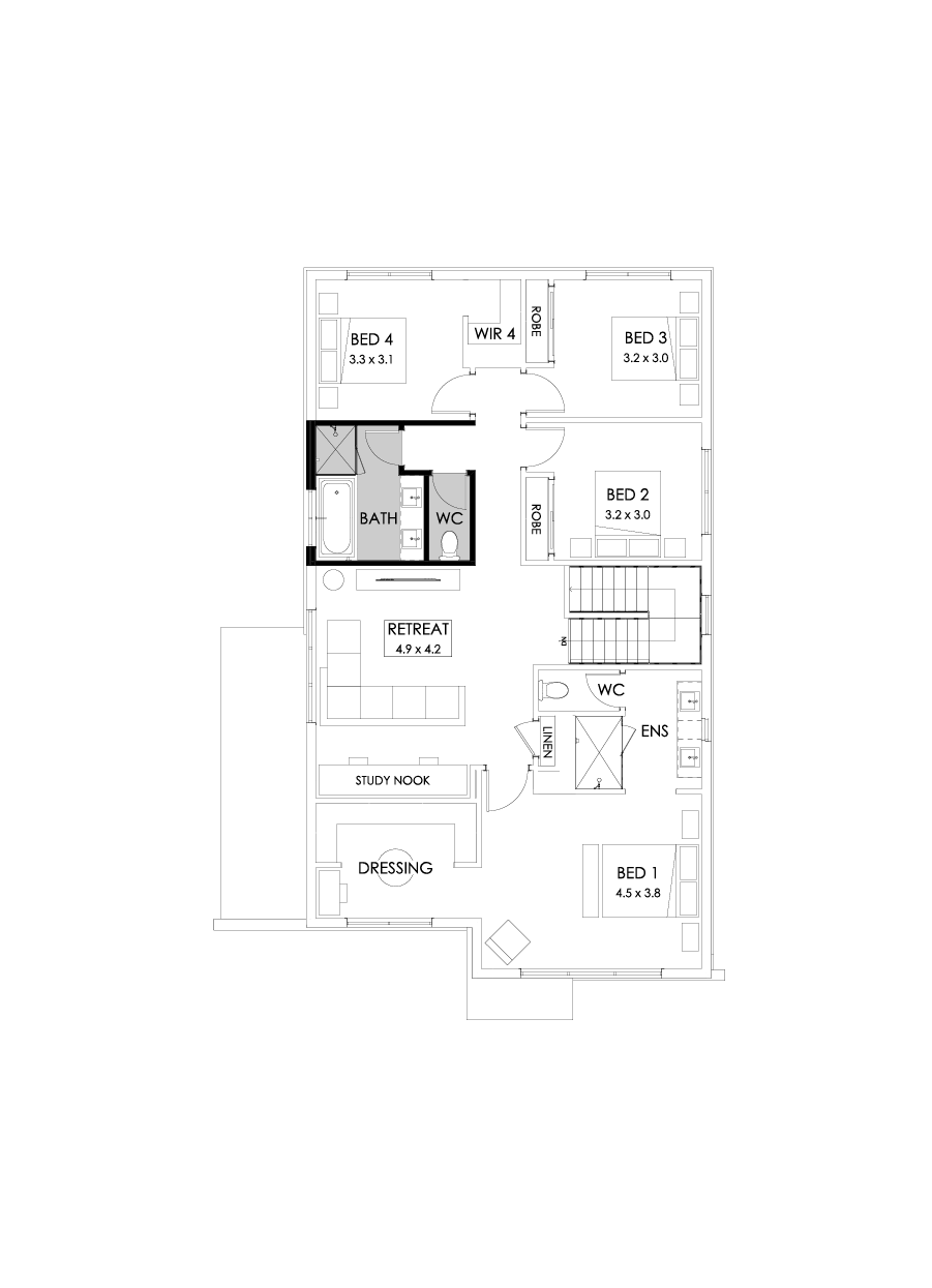 29 First Floor Floorplan (Bathroom upgrade)