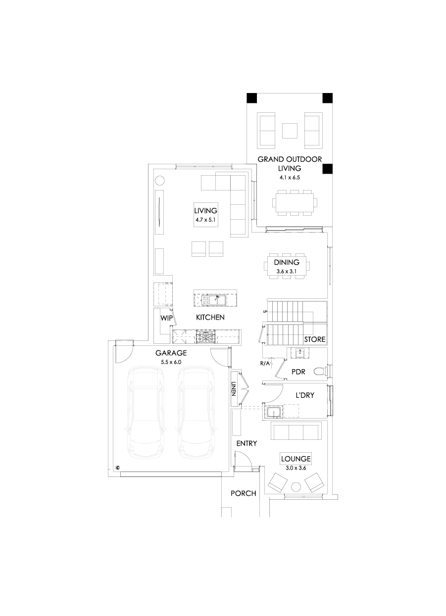 31 Ground Floor Floorplan (Grand outdoor living )