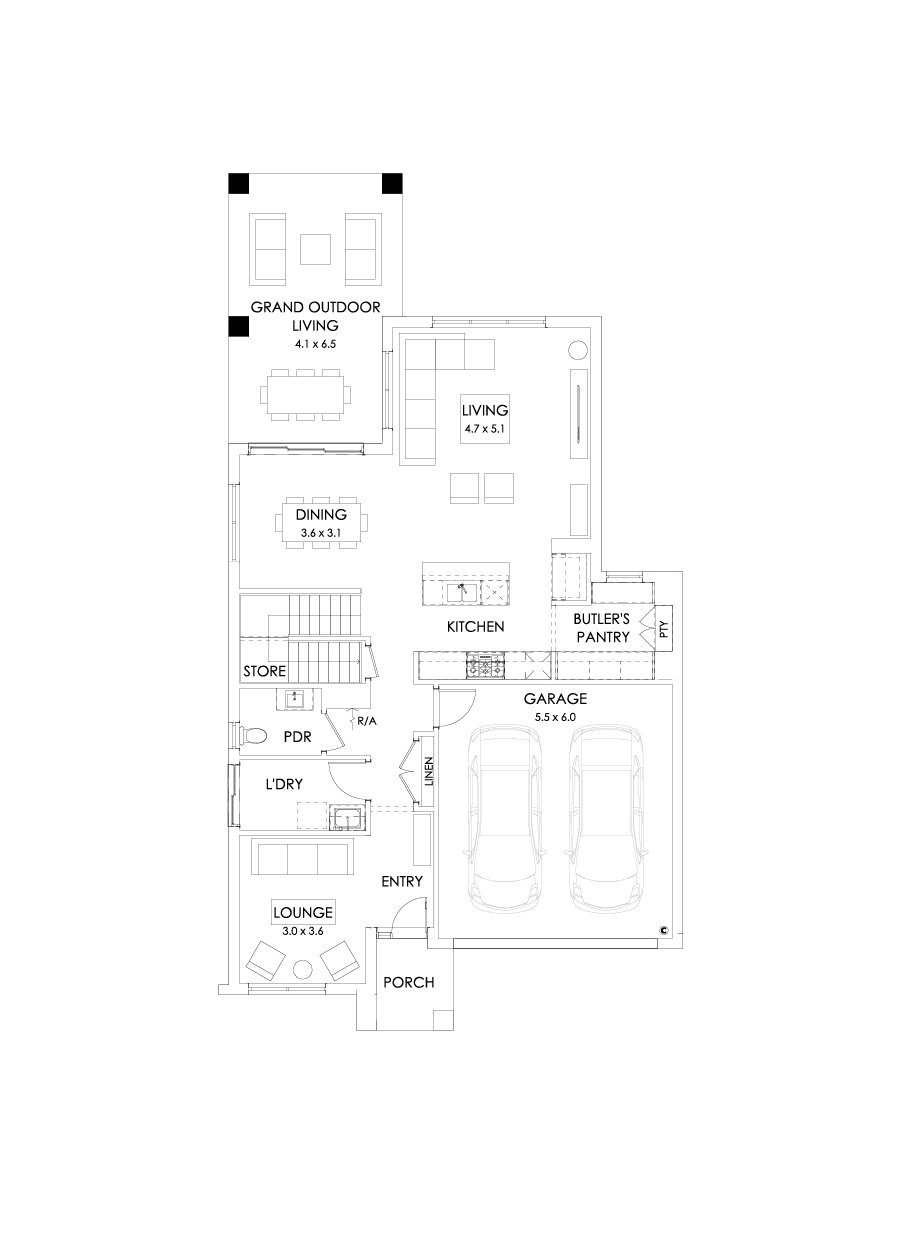 31 Ground Floor Floorplan (Grand outdoor living )