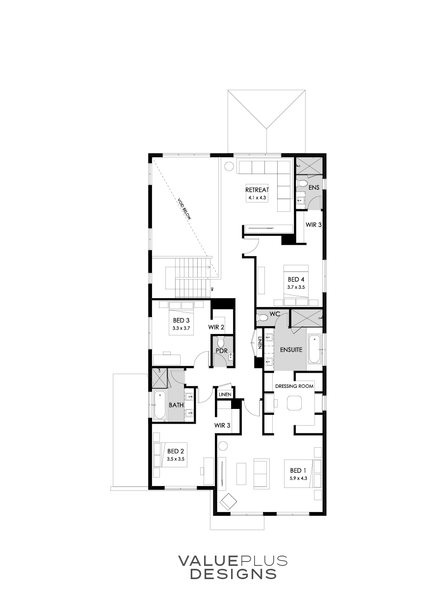 45 First Floor Floorplan (Standard )