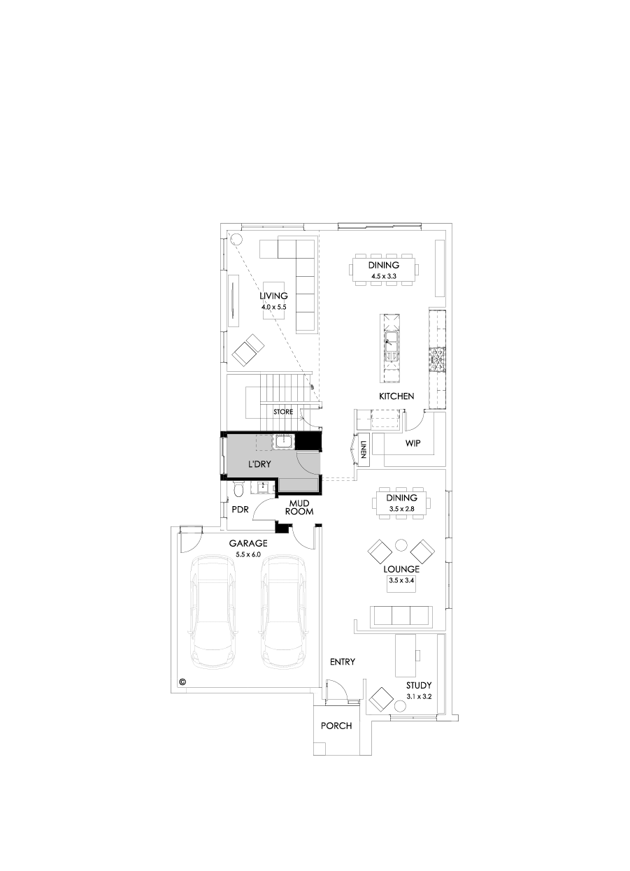 37 Ground Floor Floorplan (Grand laundry)