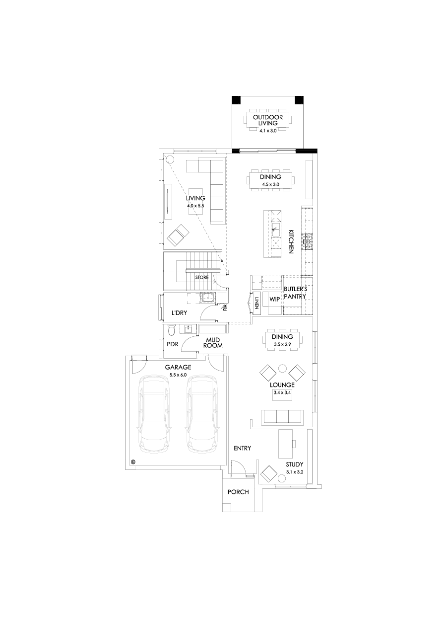 37 Ground Floor Floorplan (Outdoor living)