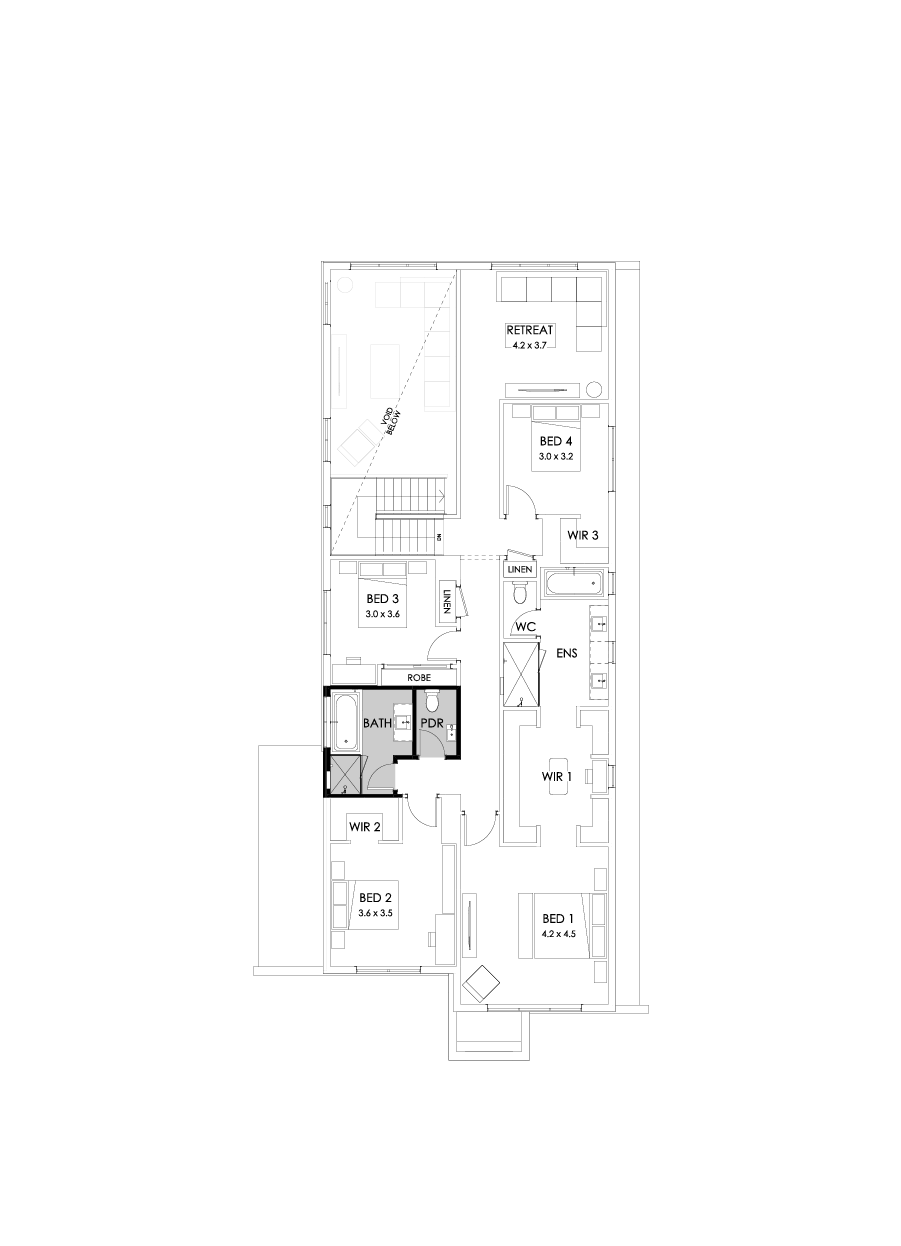 40 First Floor Floorplan (Powder room)