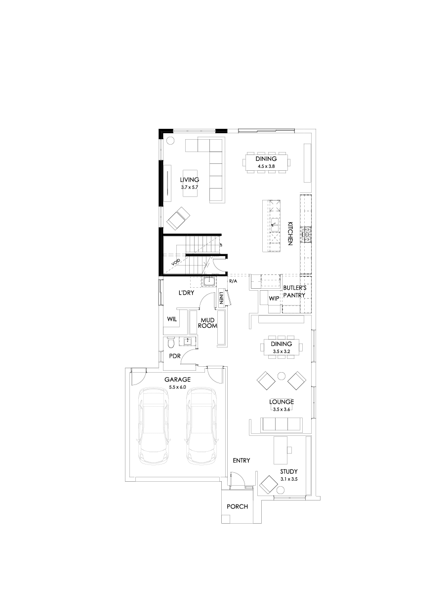 40 Ground Floor Floorplan (5th bedroom)