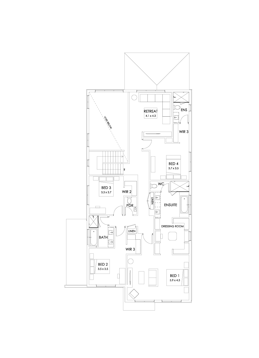 45 First Floor Floorplan (Grand outdoor living)
