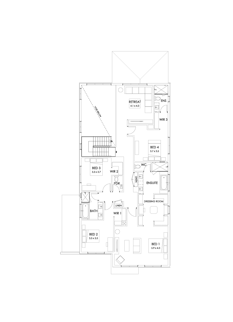 45 First Floor Floorplan (Grand outdoor living)