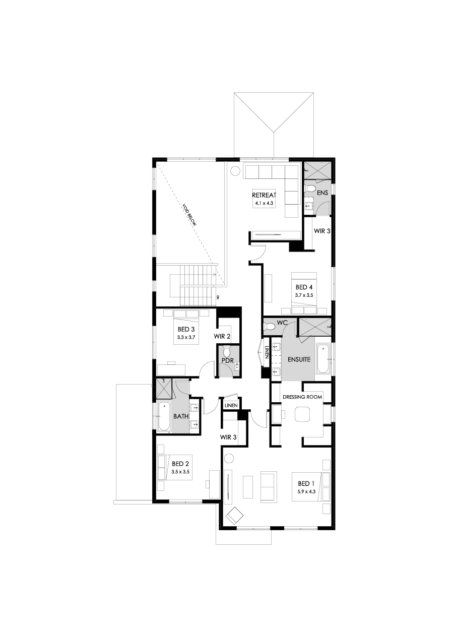 45 First Floor Floorplan (Standard )
