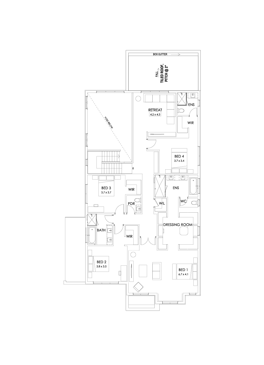 50 First Floor Floorplan (Alternate grand outdoor living)