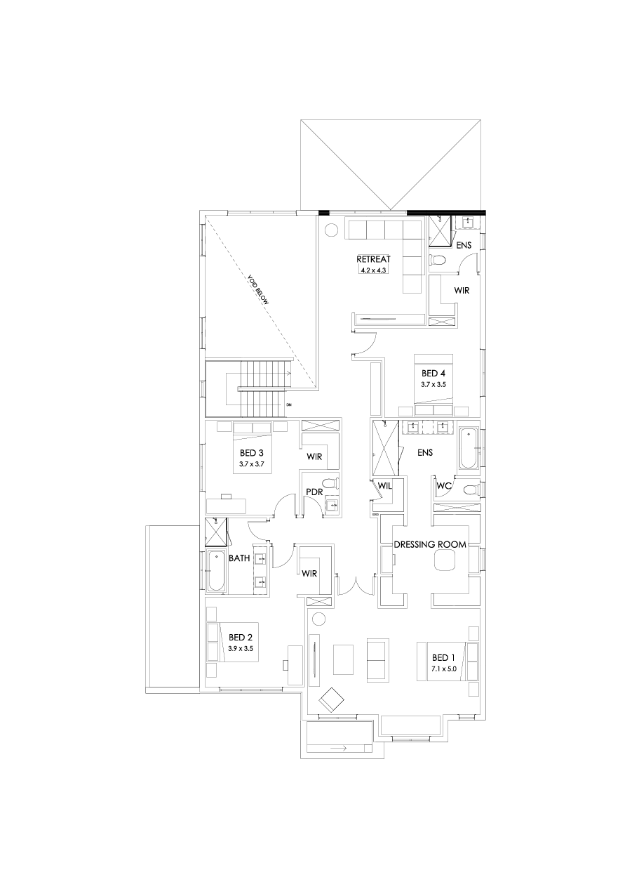 50 First Floor Floorplan (Grand outdoor living)
