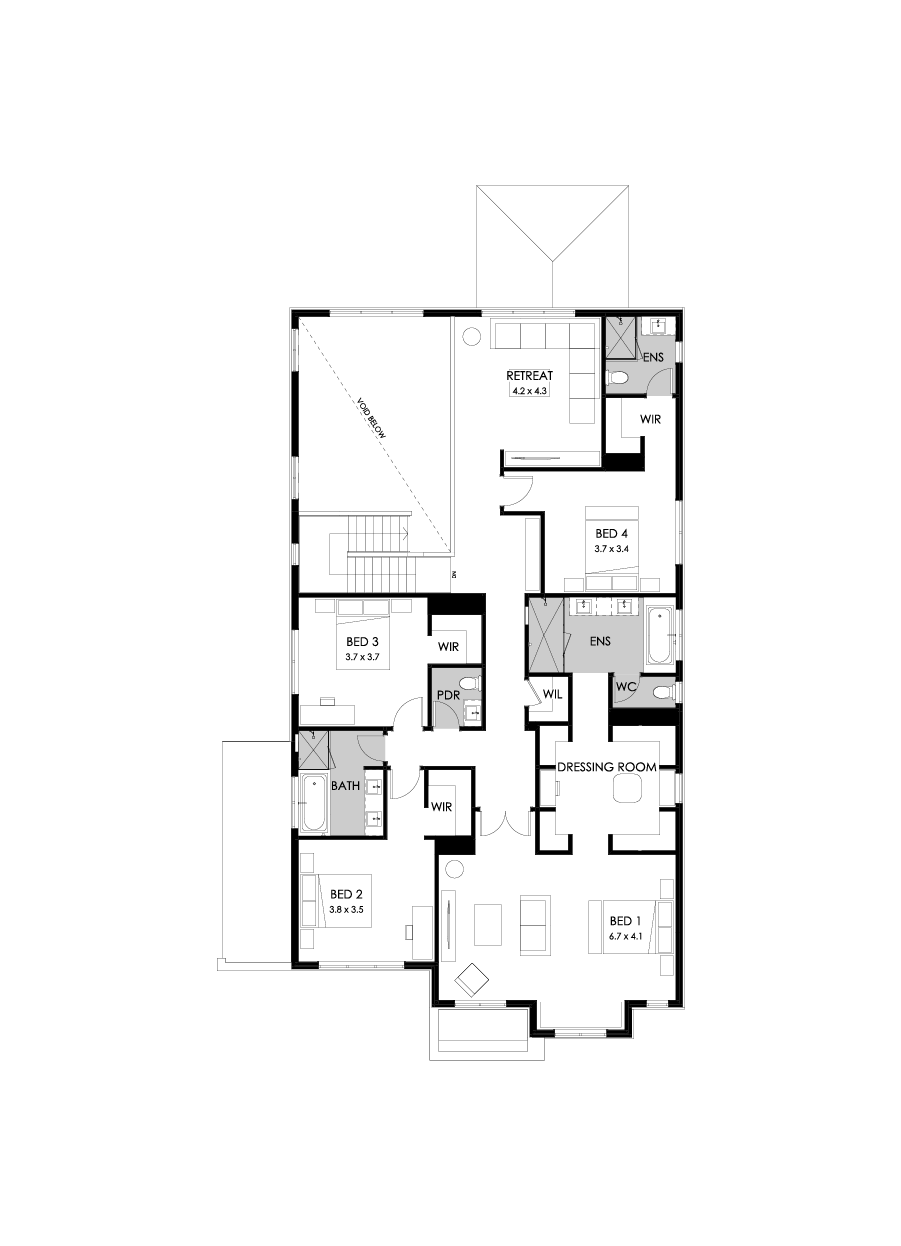 50 First Floor Floorplan (Standard)