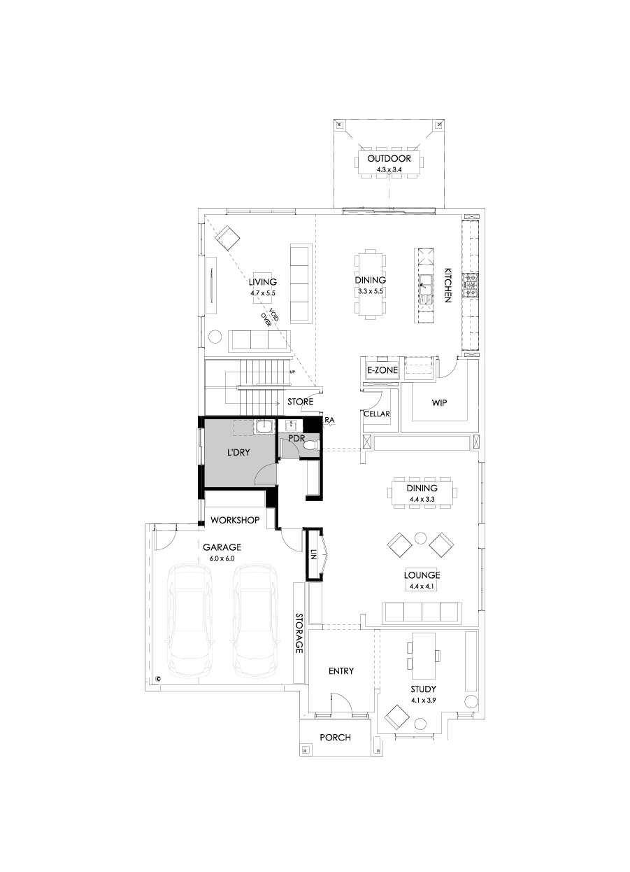 50 Ground Floor Floorplan (Workshop)