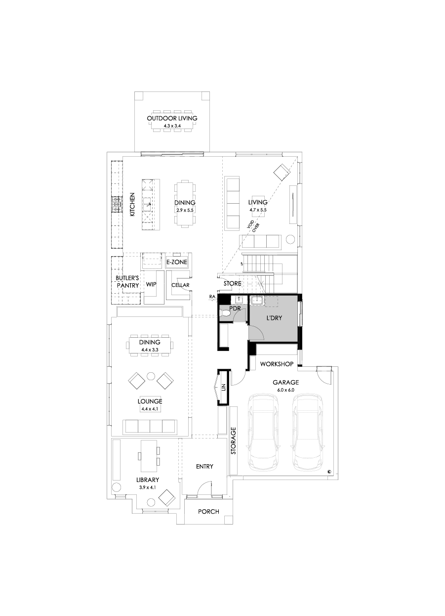 50 Ground Floor Floorplan (Workshop - Flipped)
