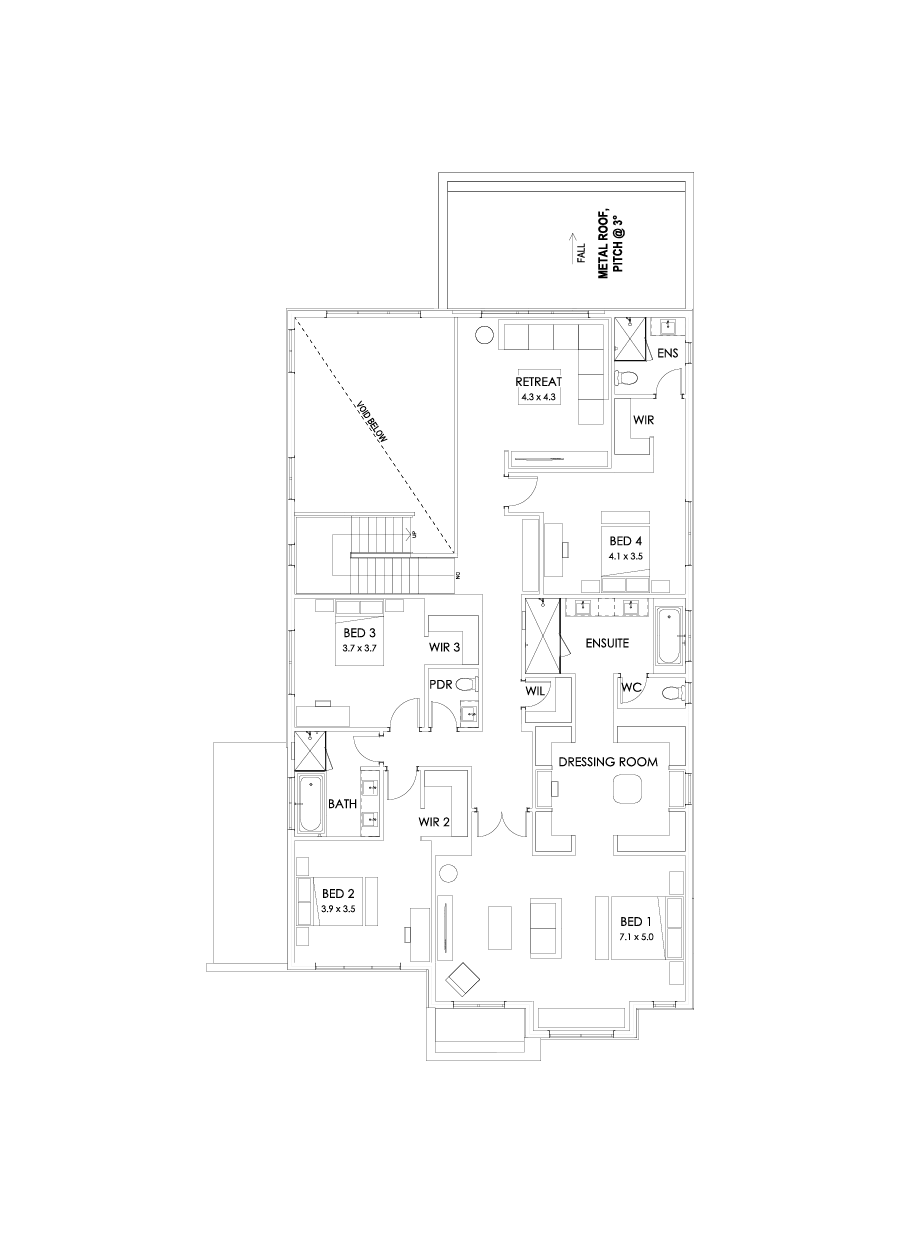 52 First Floor Floorplan (Alternate grand outdoor living)