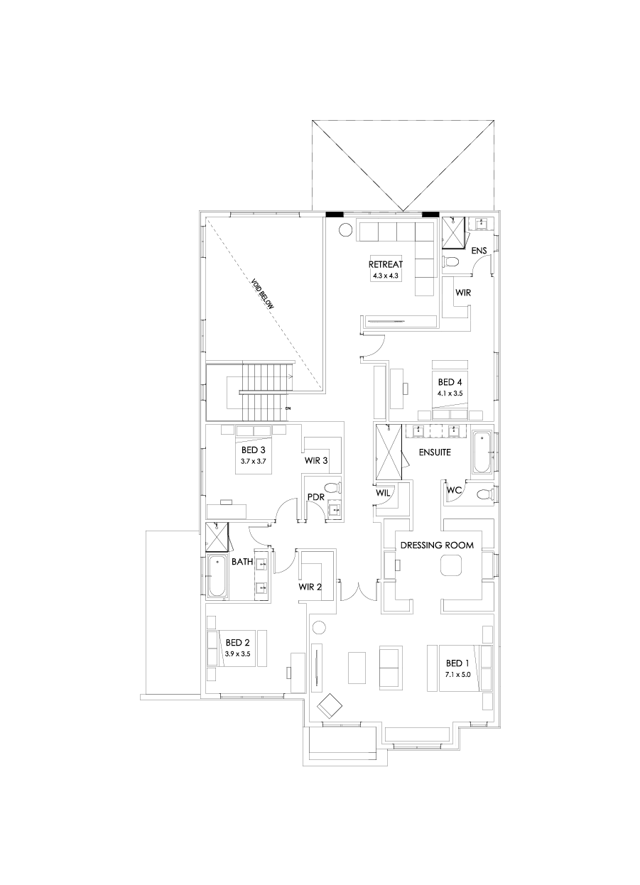 52 First Floor Floorplan (Grand outdoor living)