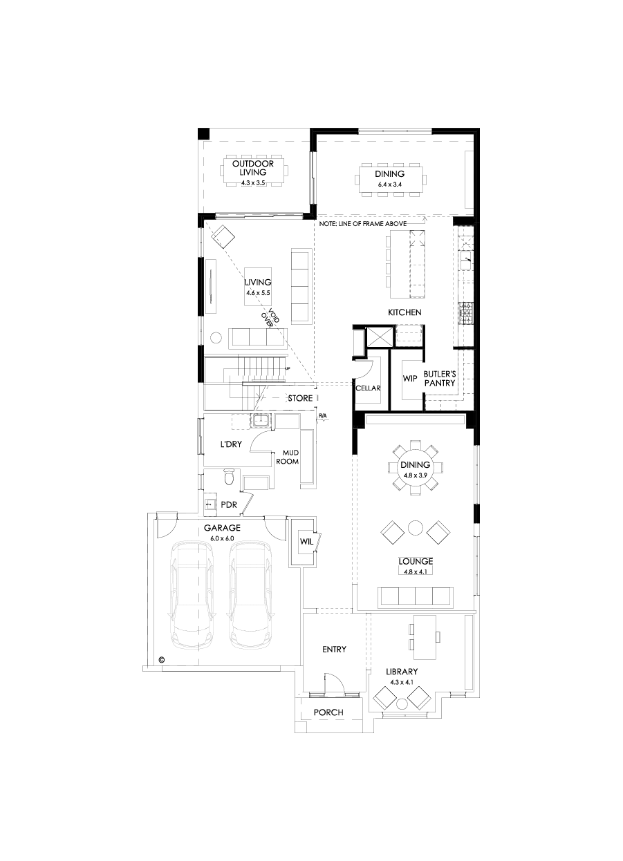 52 Ground Floor Floorplan (Larger kitchen and dining)