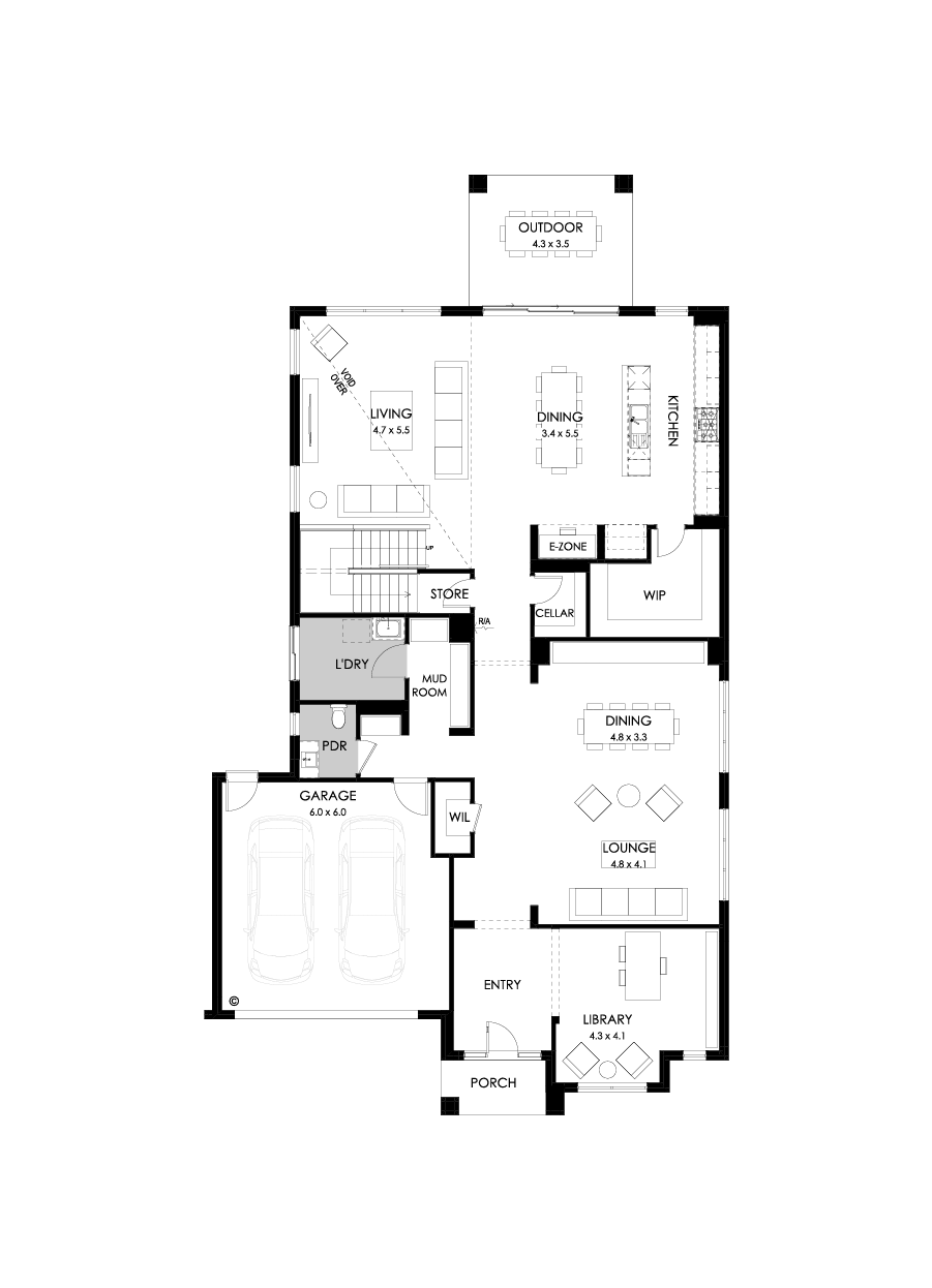 52 Ground Floor Floorplan (Standard)