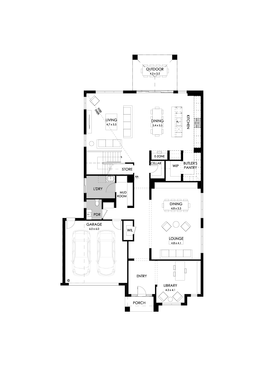 52 Ground Floor Floorplan (Standard)