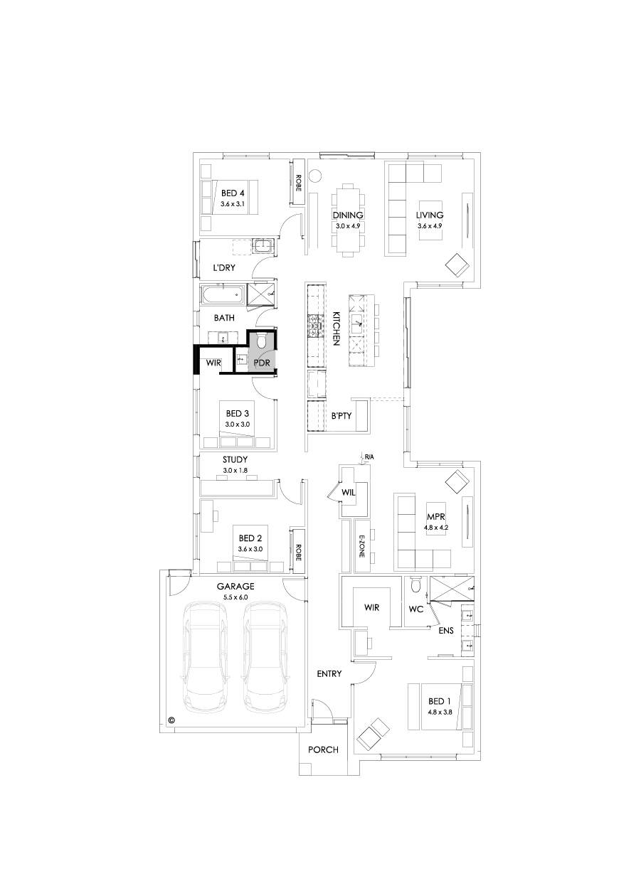 28  Floor Floorplan (Powder room)