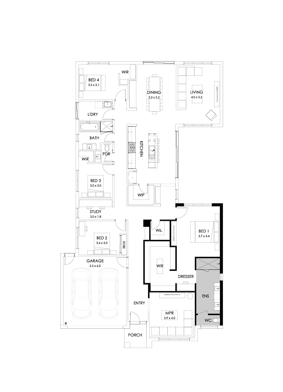 31  Floor Floorplan (Alternate bed 1)