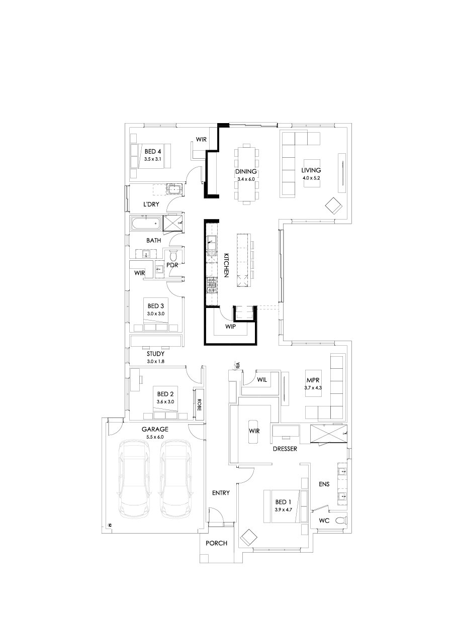 31  Floor Floorplan (Alternate kitchen)