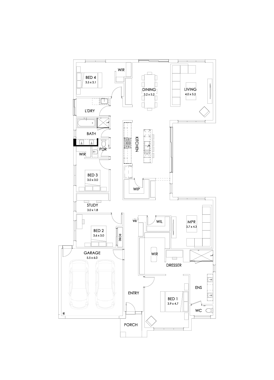 31  Floor Floorplan (Bathroom upgrade)