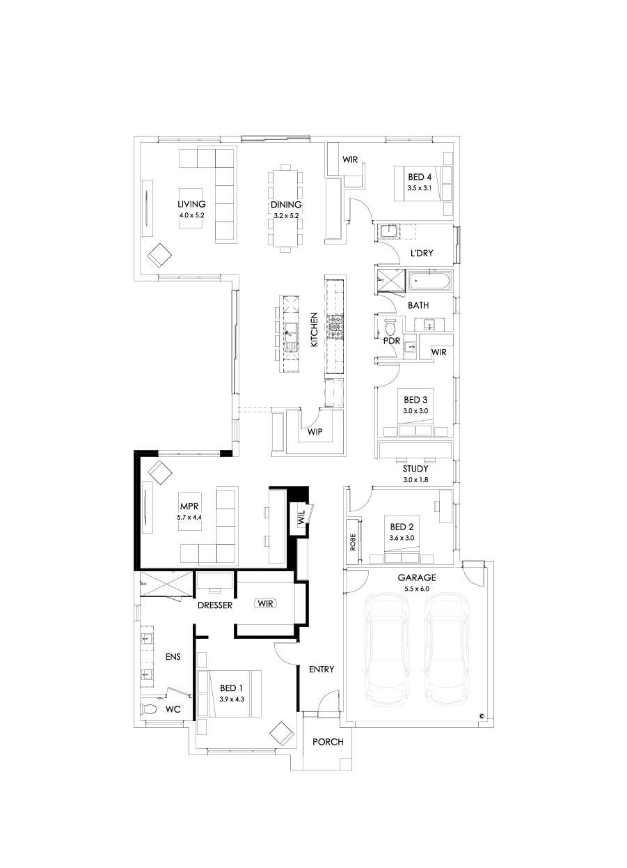 31  Floor Floorplan (E-zone - Flipped)