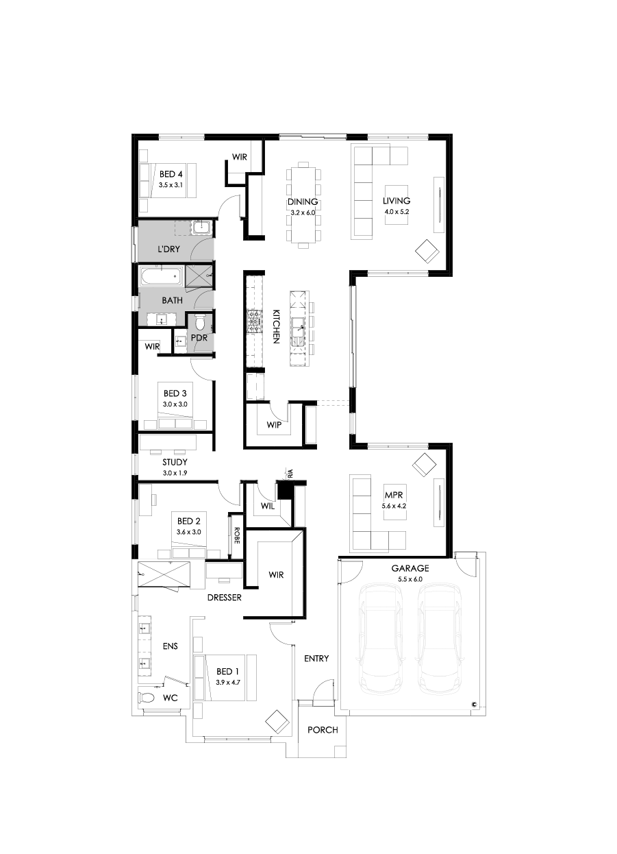 31  Floor Floorplan (Rear flip - Flipped)