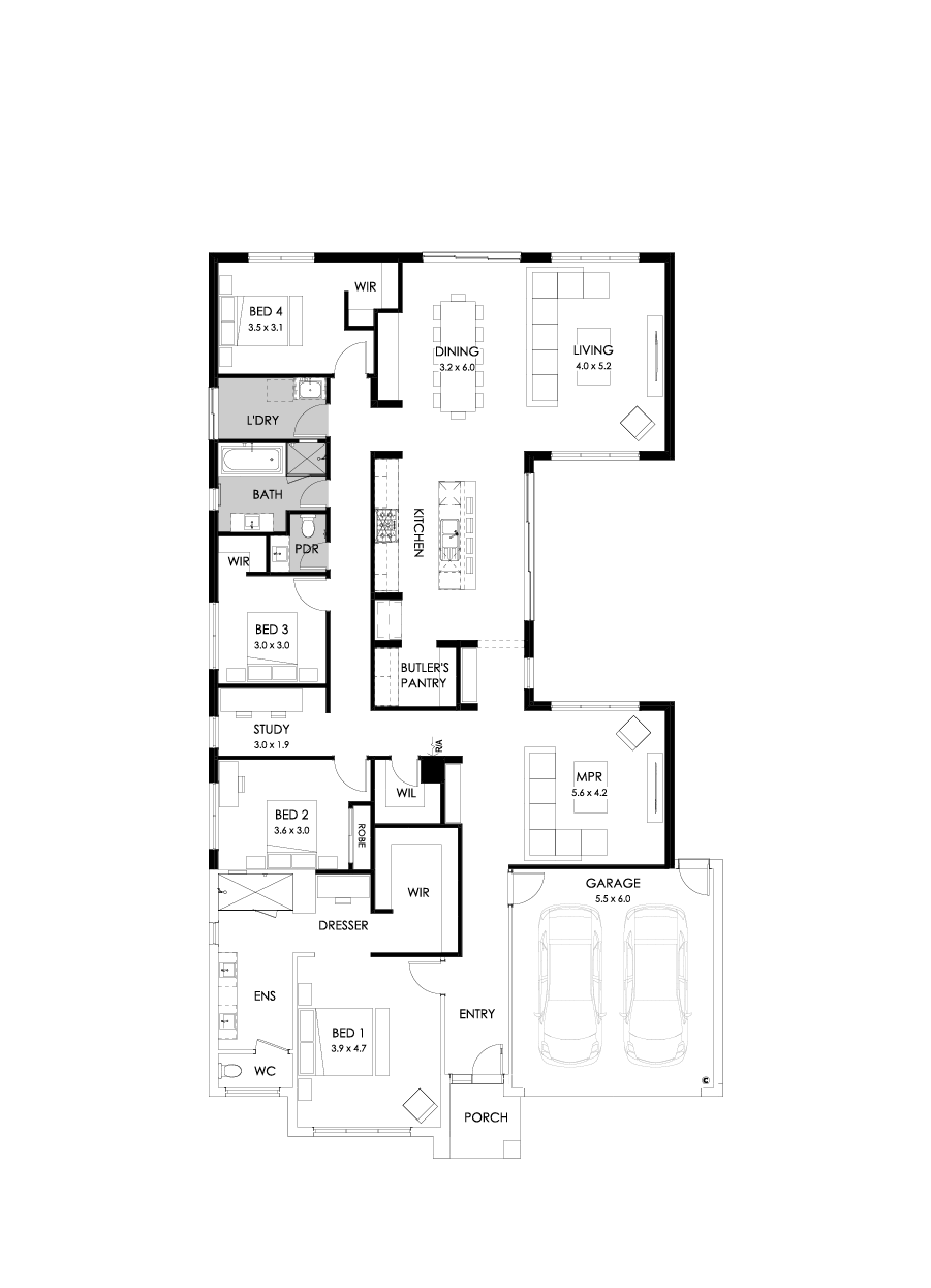 31  Floor Floorplan (Rear flip - Flipped)