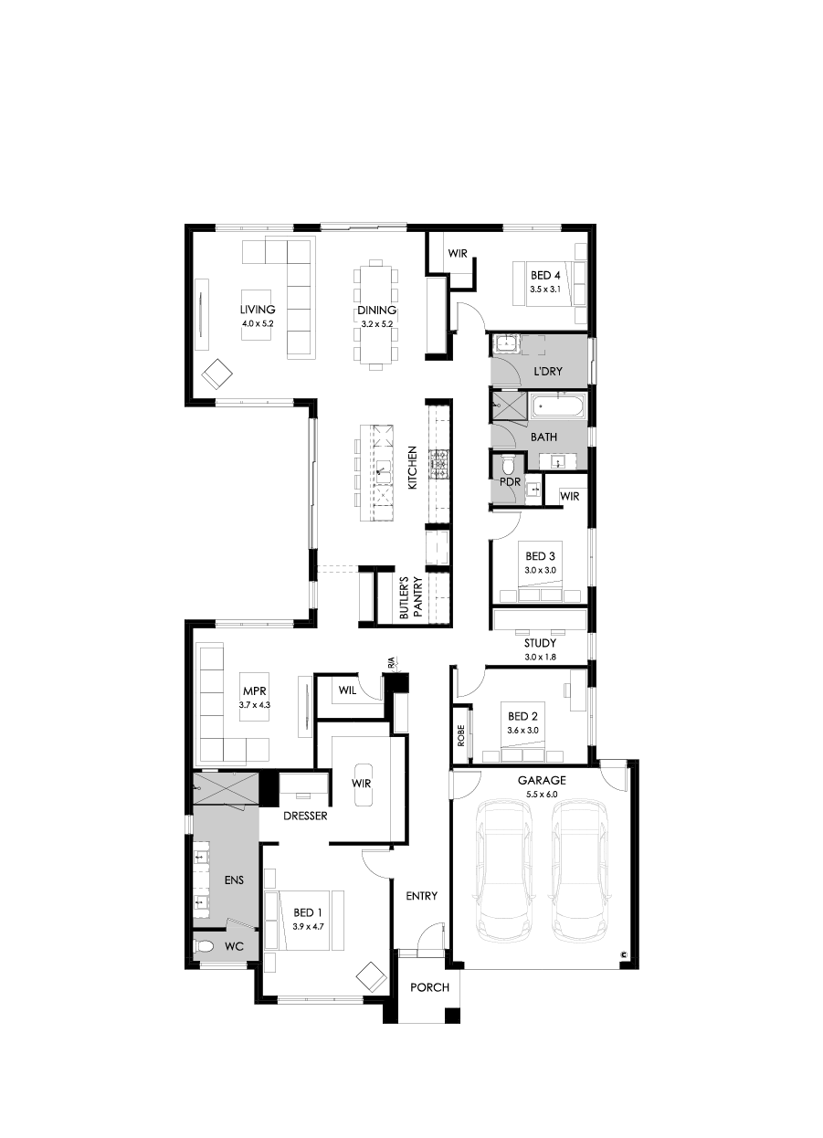 31  Floor Floorplan (Standard - Flipped)